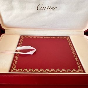 Vintage Cartier Divan 2612 Ladies Wrist Watch W/ Pink Leather Strap